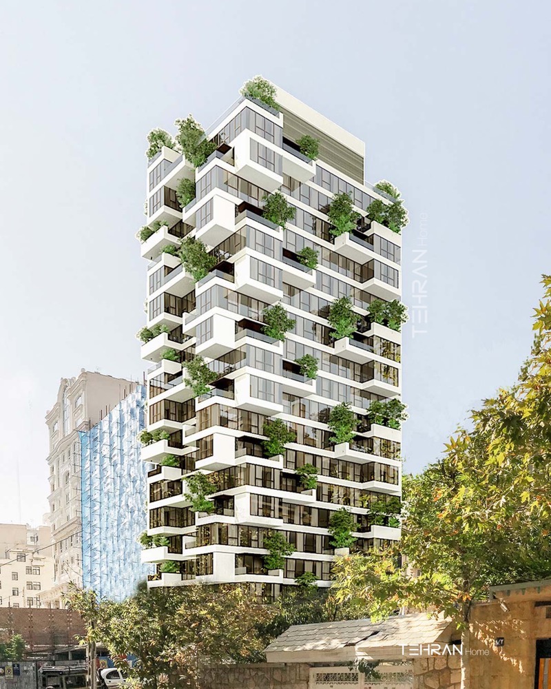 برج باغ پوراندخت ولنجک | Pourandokht Garden Tower-Velenjak