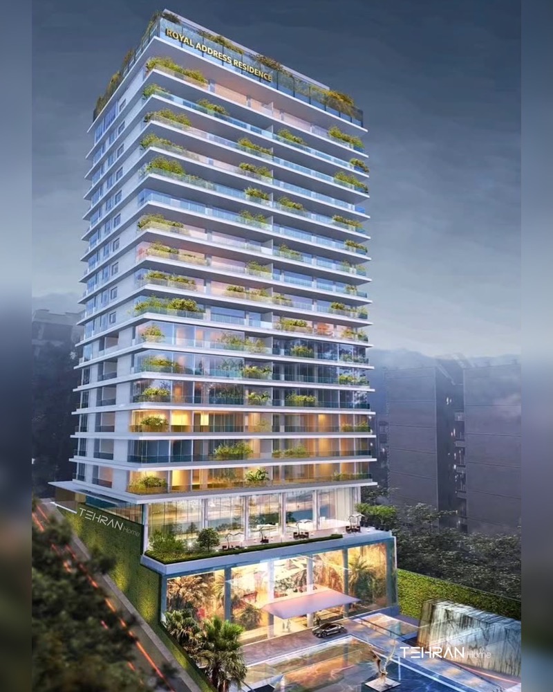 برج باغ رویال آدرس زعفرانیه | Royal Address Zafaranieh Garden Tower