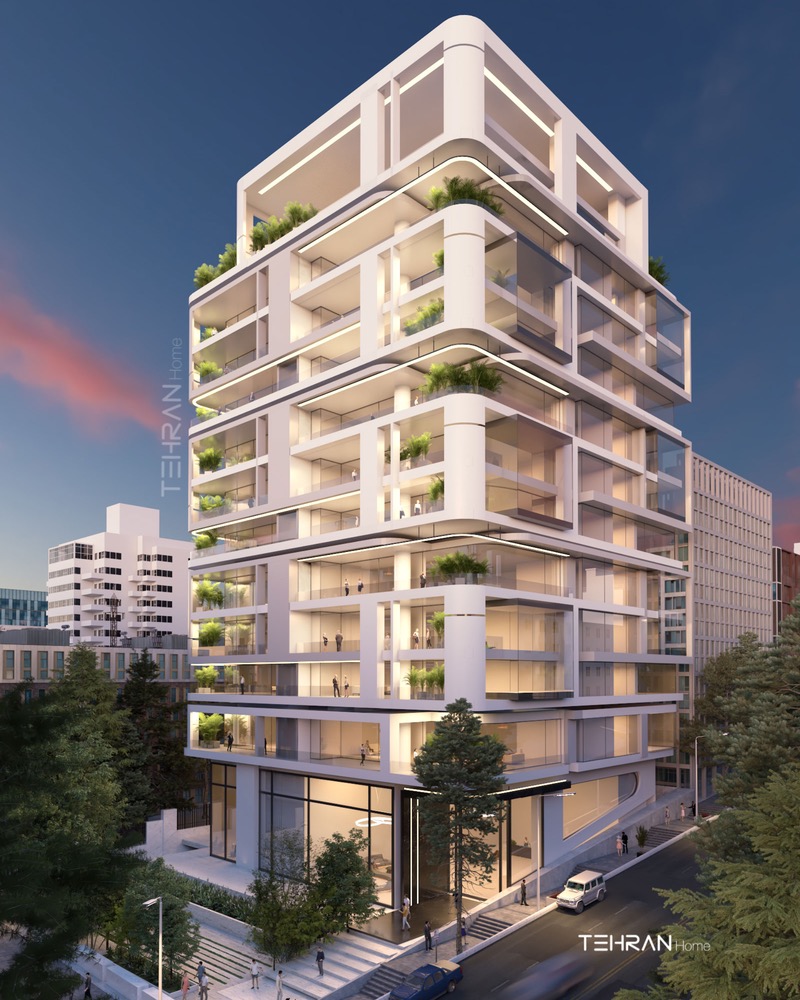 ساختمان های لوکس 3 برج باغ پارامیس زعفرانیه | Paramis Zaferaniyeh Tower